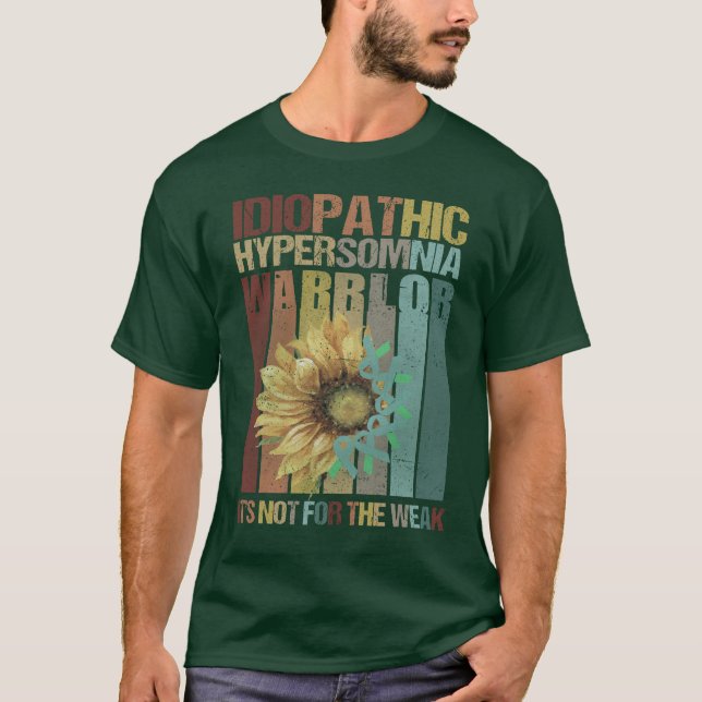 Idiopathischer Hypersomnie-Krieger, IH-Unterstützu T-Shirt (Vorderseite)