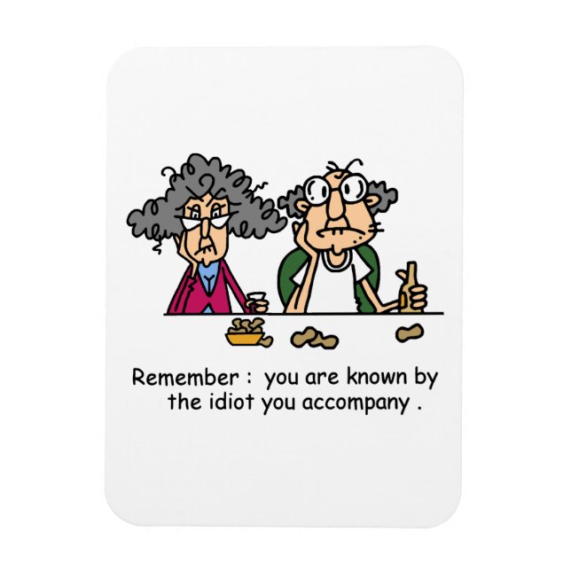 Idiot Company Magnet (Vertikal)