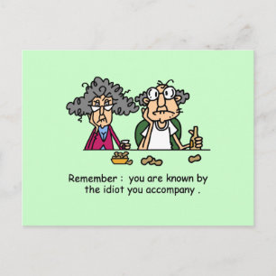 Idiot Company Postkarte