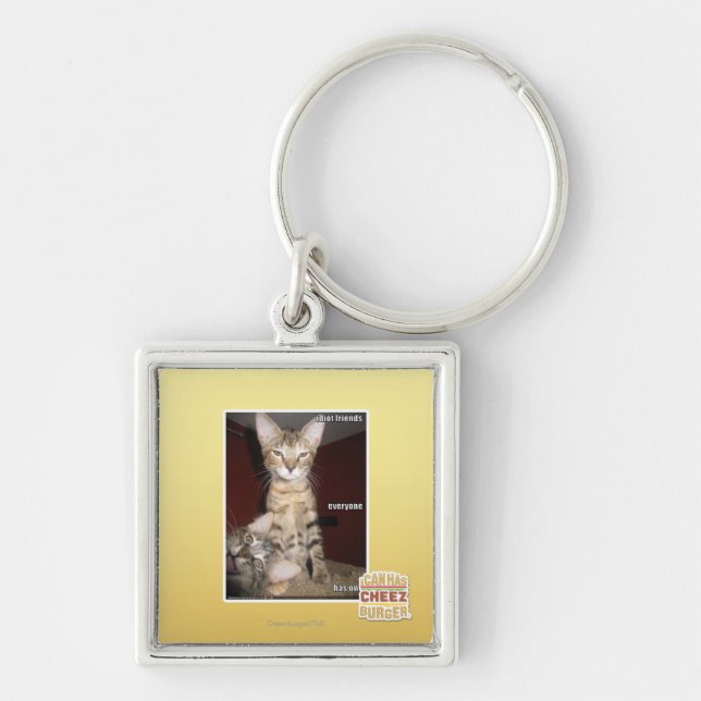 Idiot-Freunde Schlüsselanhänger (Vorne)