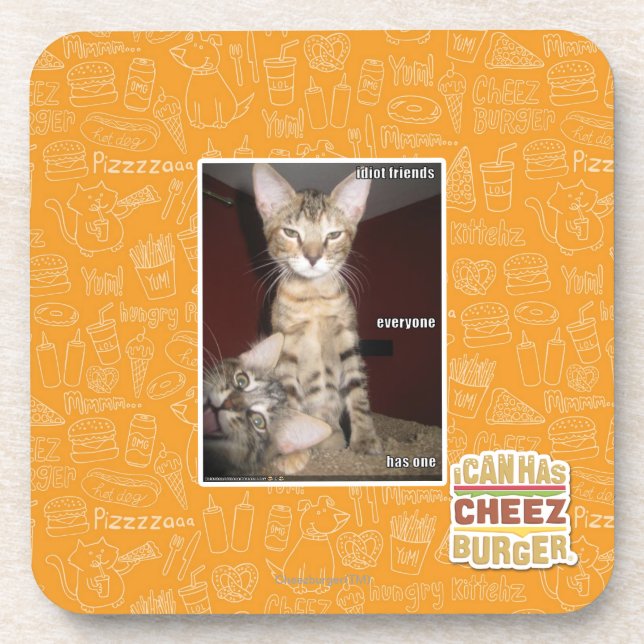 Idiot-Freunde Untersetzer (Vorderseite)