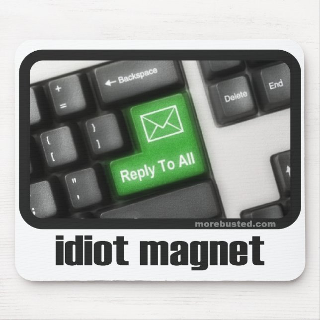 Idiot-Magnet (mousepad) Mousepad (Vorne)