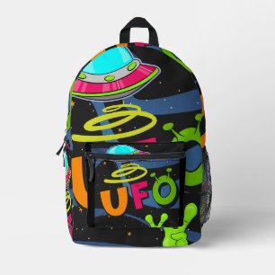 Idioten auf dem Weltraum sagen hallo Bedruckter Rucksack