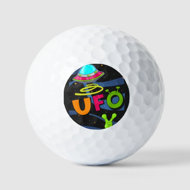 Idioten auf dem Weltraum sagen hallo Golfball (Vorderseite)