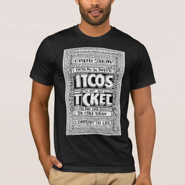 Idioten sind mein kostenloses Ticket lustiges Tshi T-Shirt (Vorderseite)