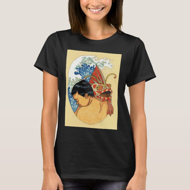 Idiotenfischen T-Shirt (Vorderseite)