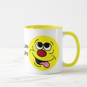 Idiotisches Gesicht Grumpey Tasse