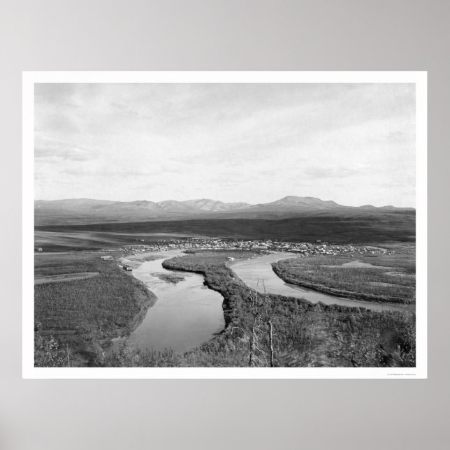 Iditarod, Alaska Birdseye 1914 Poster (Vorne)