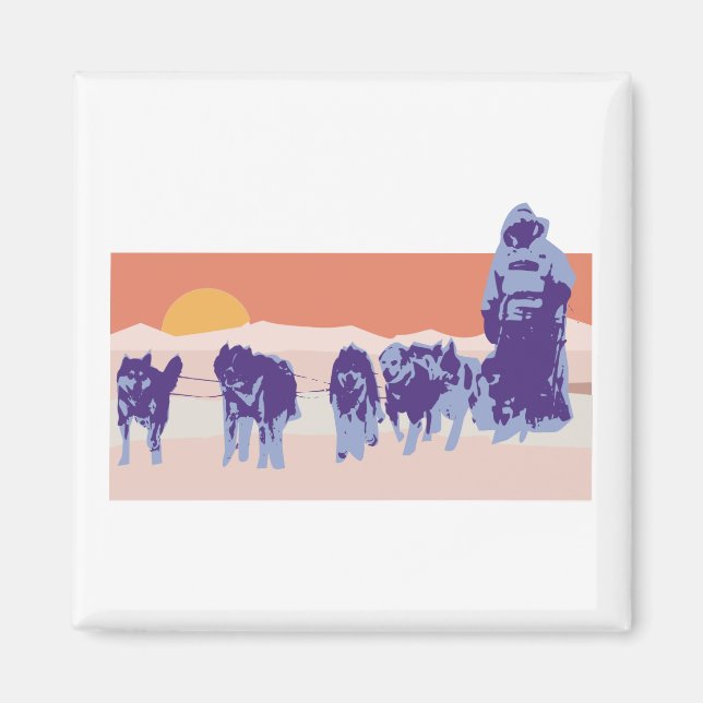 Iditarod Magnet (Vorne)