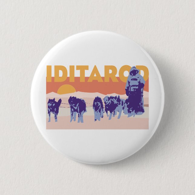 Iditarod Race Button (Vorderseite)
