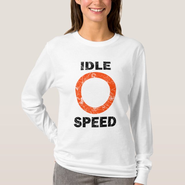 IDLE SPEED Nautical Grunge Style T-Shirt (Vorderseite)