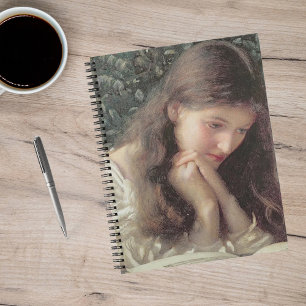Idle Tears von Edward Robert Hughes Notebook Notizbuch