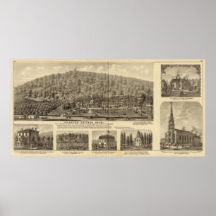 Idlewood Hütte Hotel nähe Pittsburgh Poster