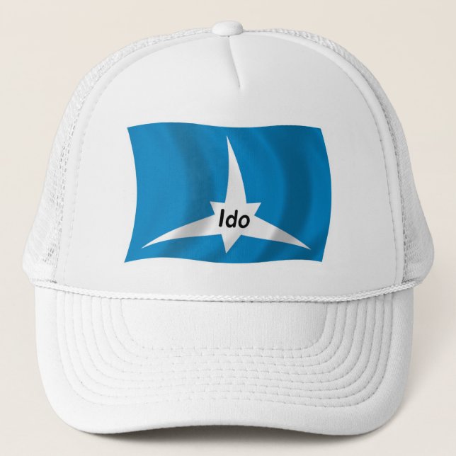 Ido-Flaggenmütze Truckerkappe (Vorderseite)