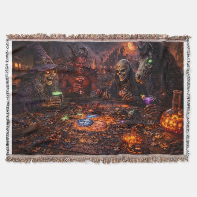 Idol banquet Gothic Halloween Decke (Vorderseite)