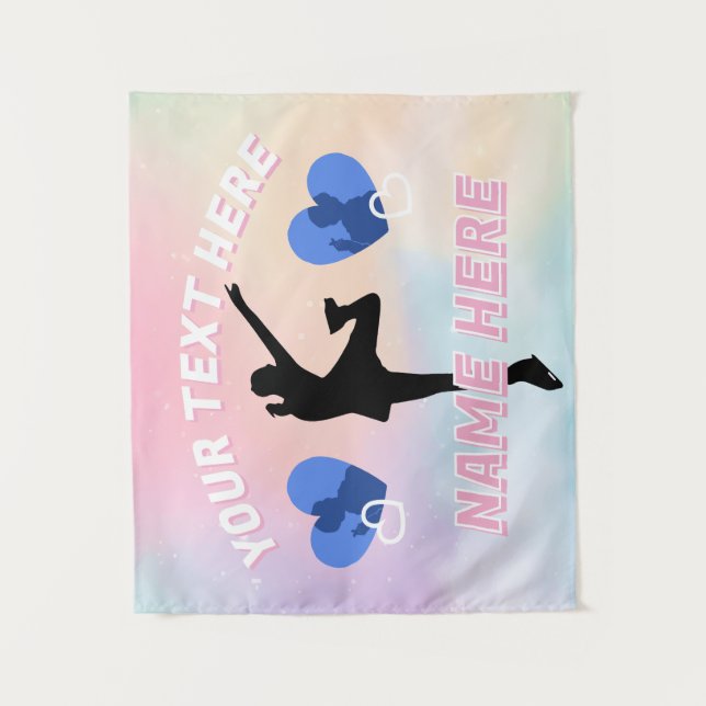 Idol Fan Kpop Unterstützungsbanner Wandteppich (Vorderseite)