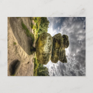Idol Rock bei Brimham Rocks Postcard Postkarte