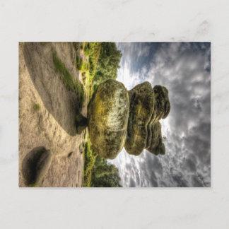 Idol Rock bei Brimham Rocks Postcard Postkarte