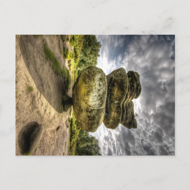 Idol Rock bei Brimham Rocks Postcard Postkarte (Vorderseite)