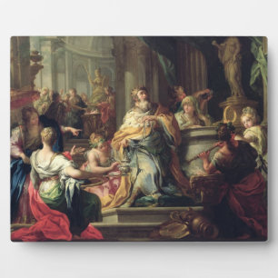 Idolisation of Solomon, c.1735 Fotoplatte