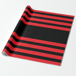 Idoma-Stil Rot und Schwarz Geschenkpapier