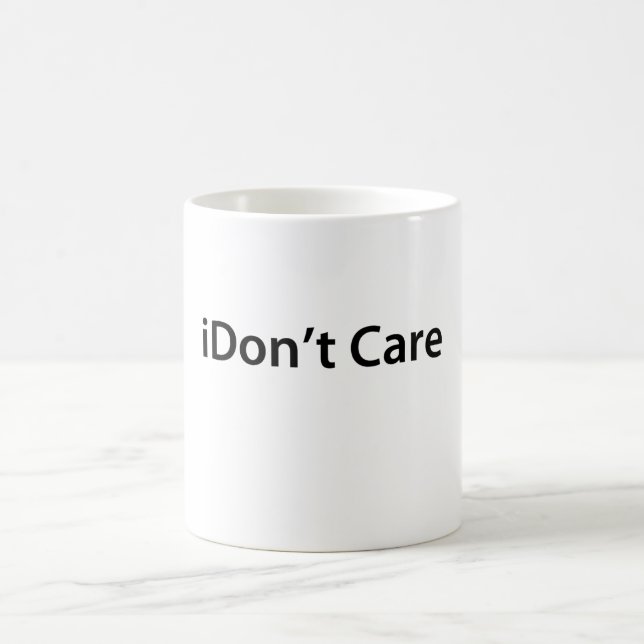 iDon't Sorgfalt Kaffeetasse (Mittel)