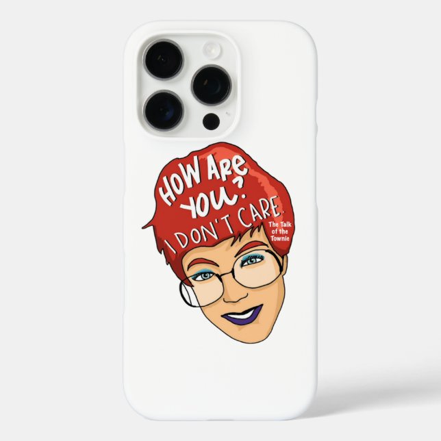 iDon'tCare iPhone Case (Rückseite)
