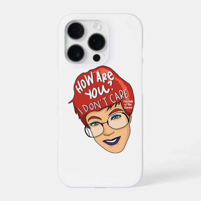 iDon'tCare iPhone-Hülle iPhone Hülle (Rückseite)