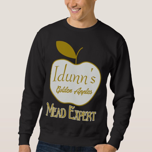Idunn s Golden Apples Mead Expert Asatruar Viking  Sweatshirt (Vorderseite)