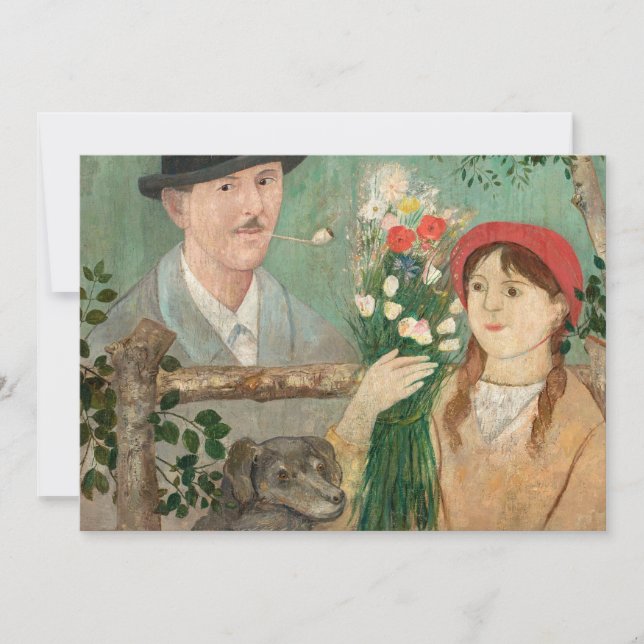 Idyll neben einem Zaun | Tadeusz Makowski (Vorderseite)