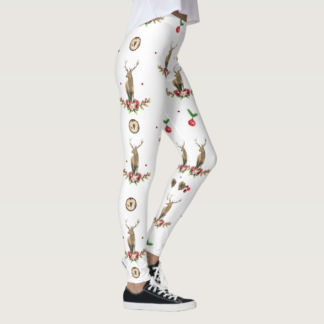 Idyll Winter Pattern Leggings (Rechts)