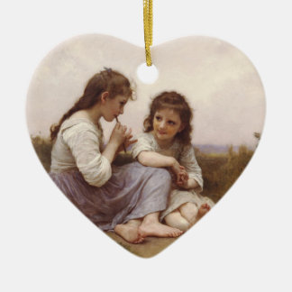 Idylle Enfantine (ein KindheitIdyll) Keramikornament