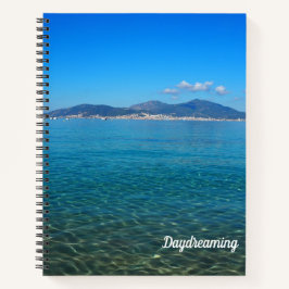 Idyllic Corsica Waters Foto Large Spiral Notebook Notizbuch