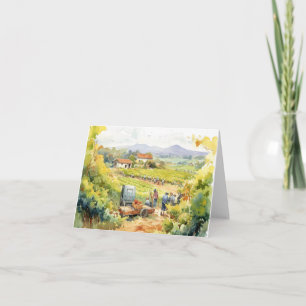 Idyllische Landschaft BLANK Grußkarte Karte