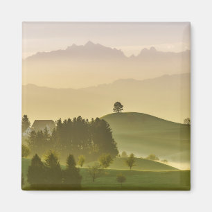 Idyllische Landschaft   die Schweiz, Säntis Magnet