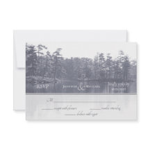 idyllische Seenlandschaft Blau-graue Hochzeit