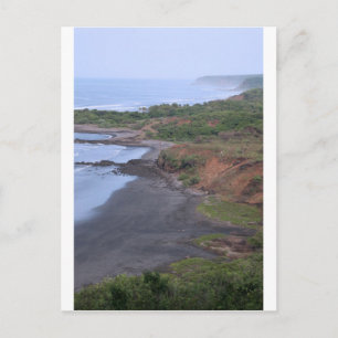 Idyllische tropische Küste El Salvador Postkarte