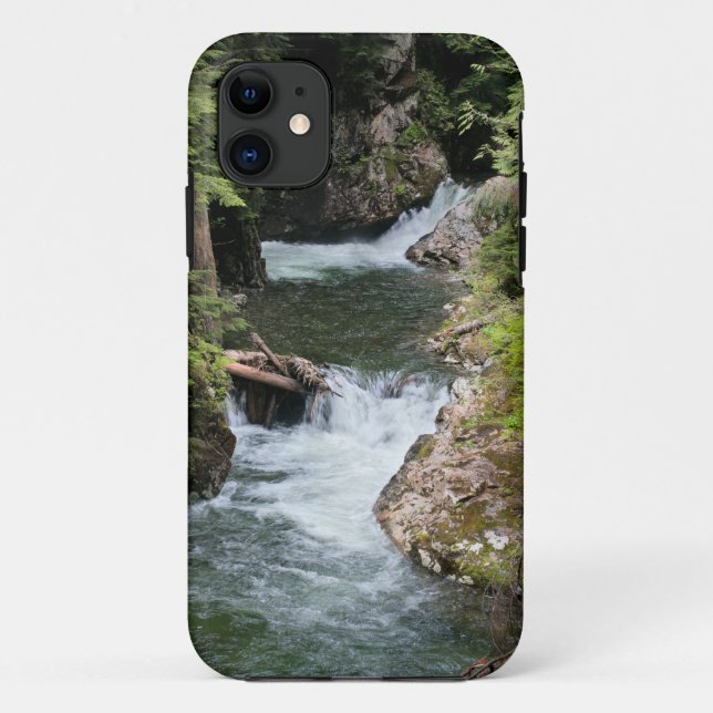 Idyllischer Wasserfall Case-Mate iPhone Hülle (Rückseite)