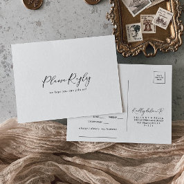 Idyllisches stylisches Calligrafy Menu UAWG Postkarte