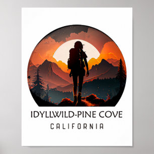 Idyllwild Pine Cove Wandern Outdoor-Souvenir 1 Poster