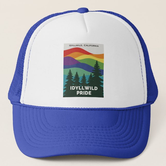 Idyllwild Pride Baseball Cap Truckerkappe (Vorderseite)