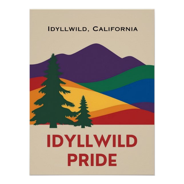 Idyllwild Pride Glossy Poster (Vorderseite)