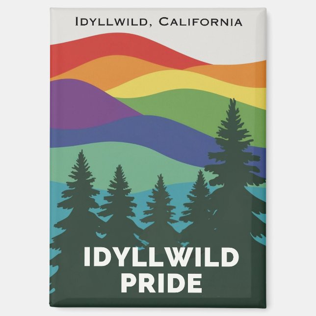 Idyllwild Pride Magnet (Vorderseite)