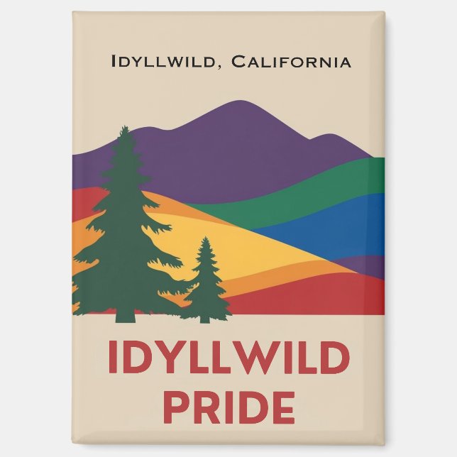Idyllwild Pride Magnet (Vorderseite)