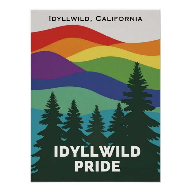 Idyllwild Pride Poster (Vorderseite)