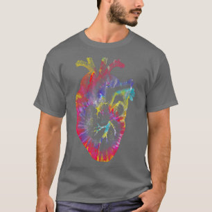 ie Färbung Anatomisches Herz Valentinstag Anatomie T-Shirt