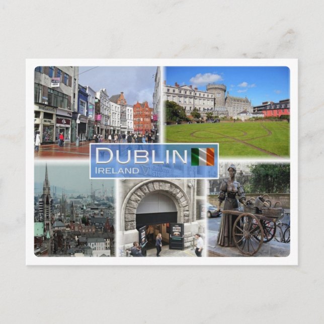 IE Irland - Dublin - Postkarte (Vorderseite)