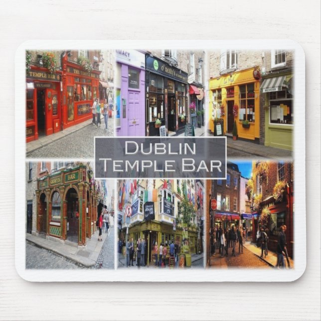 IE Irland - Dublin - Temple Bar Dublin - Mousepad (Vorne)
