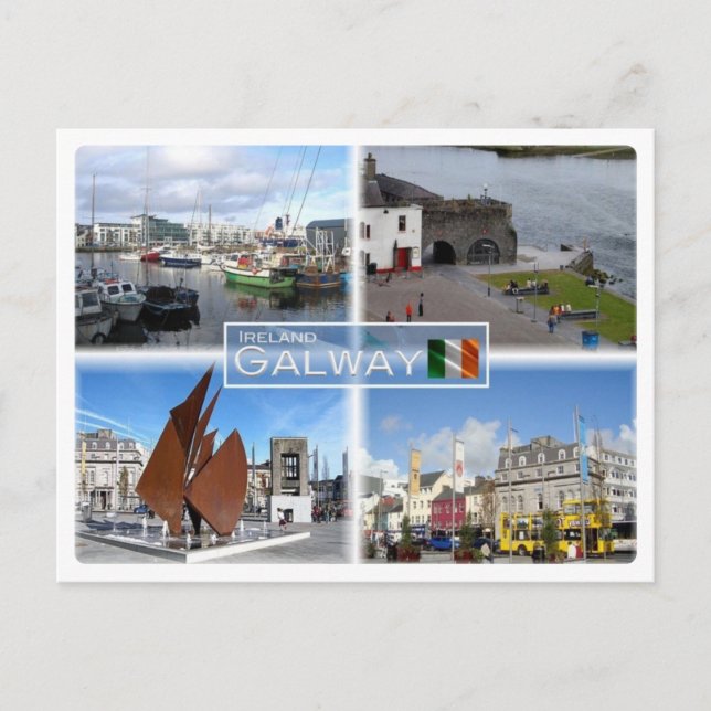 IE Irland - Galway - Postkarte (Vorderseite)