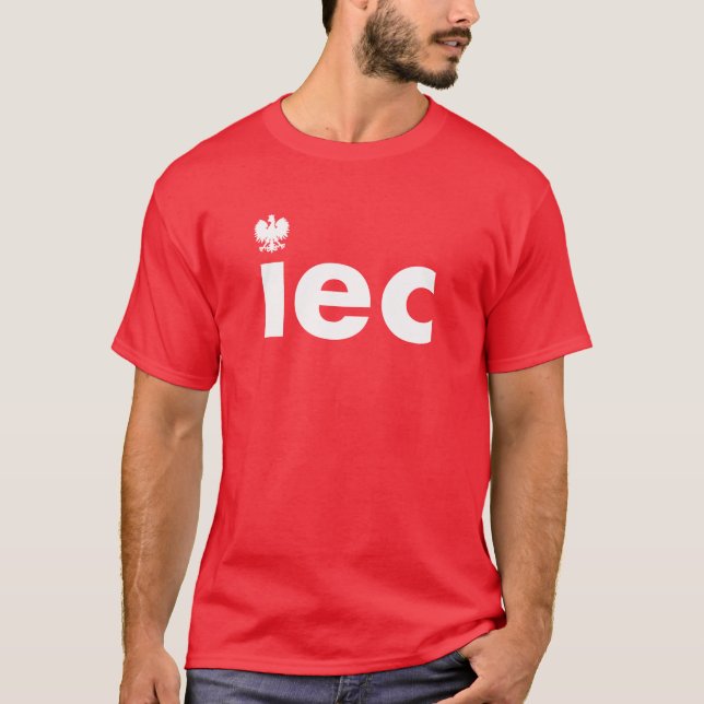 IEC Polnischer Nachname Tshirt (Vorderseite)